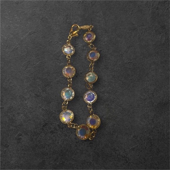 Jewelry Bundle Necklace Earrings Bracelet Bellagio Crystal USA Set of 4 Pieces - Picture 12 of 14